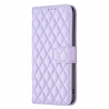 Flip Cover Samsung Galaxy S23 5G Quiltet Binfen Farve