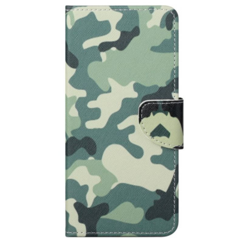 Læder Cover Samsung Galaxy S23 5G Camouflage