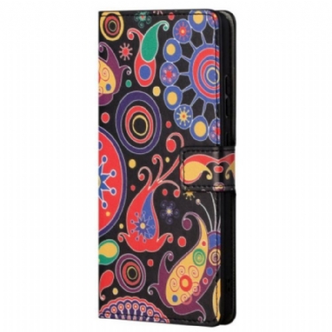 Læder Cover Samsung Galaxy S23 5G Paisley