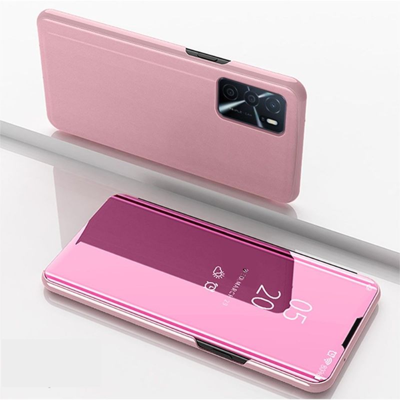 Cover Oppo A16 / A16s Anti-fald Flip Cover Spejleffekt