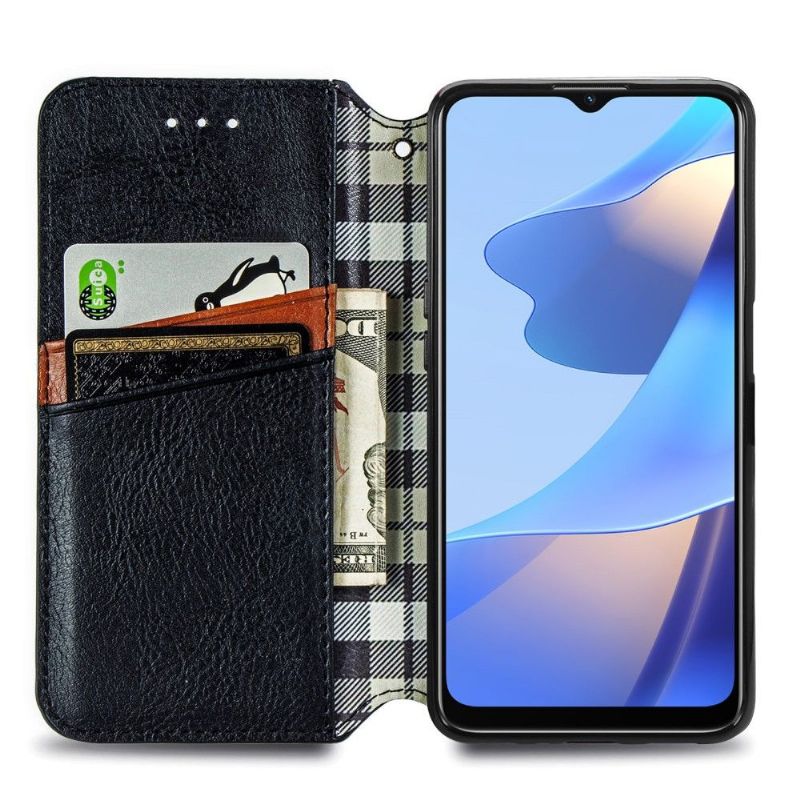 Flip Cover Oppo A16 / A16s Kub Design Kortholder