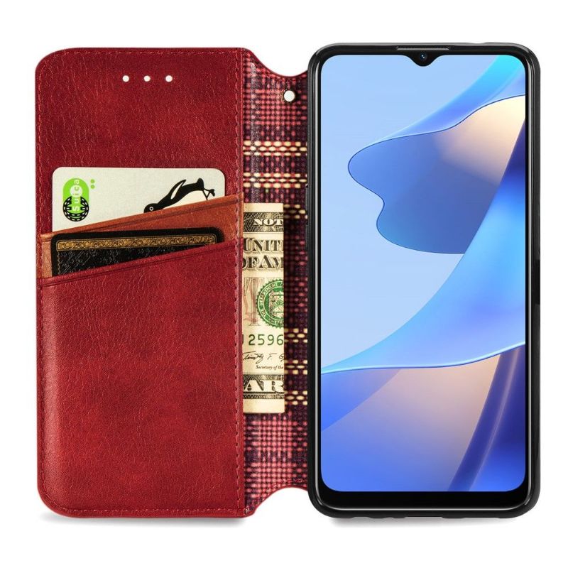 Flip Cover Oppo A16 / A16s Kub Design Kortholder