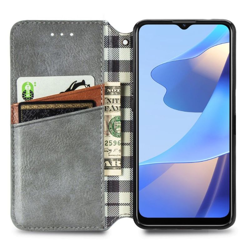 Flip Cover Oppo A16 / A16s Kub Design Kortholder