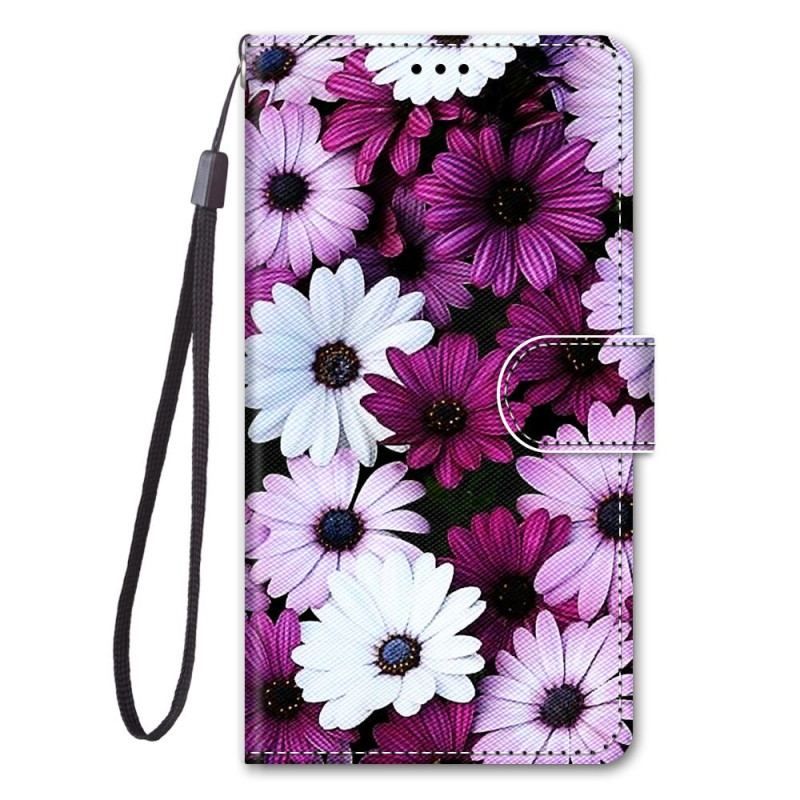 Flip Cover Samsung Galaxy S23 Ultra 5G Grafik Med Lanyard