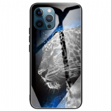 Cover iPhone 14 Pro Max Tiger Hærdet Glas