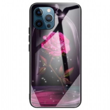 Mobilcover iPhone 14 Pro Max Pink Hærdet Glas