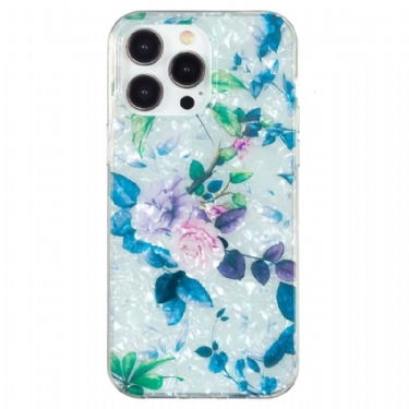 Cover iPhone 15 Pro Blomster