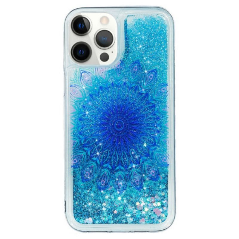 Cover iPhone 15 Pro Mandala Glitter