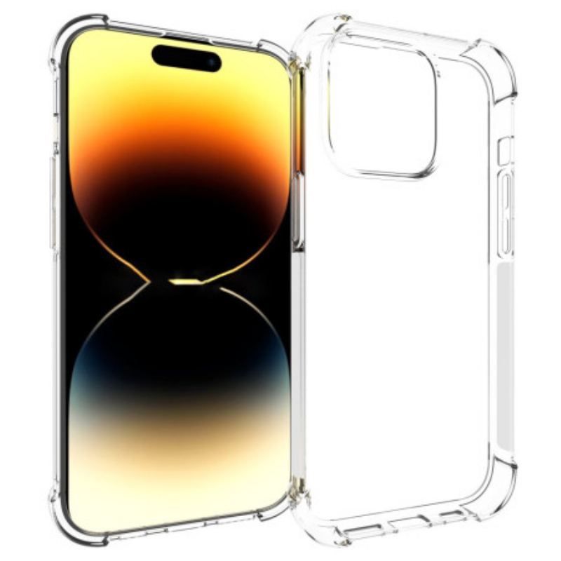 Cover iPhone 15 Pro Transparent Med Forstærkede Hjørner