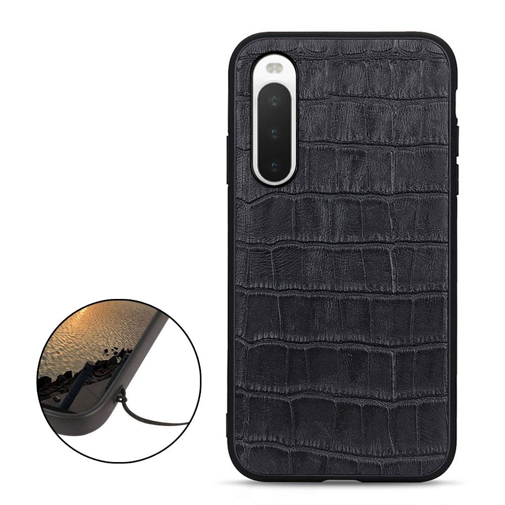 Cover Sony Xperia 10 IV Chic Croco-hudlook