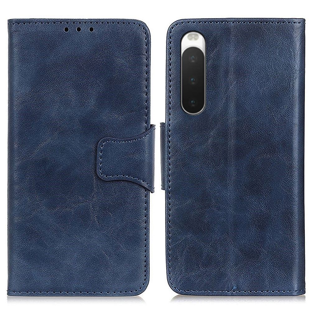 Etui Sony Xperia 10 IV Anti-fald Edouard Classic Imiteret Læder