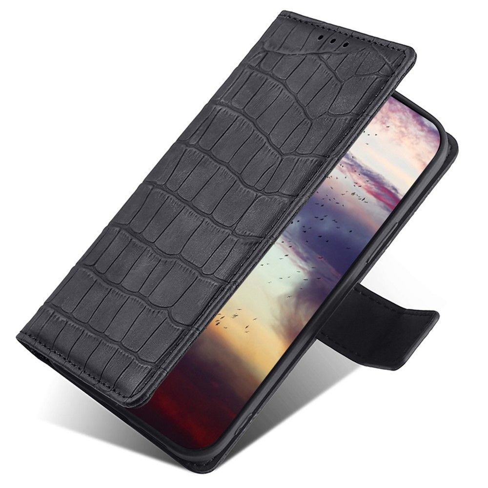 Flip Cover Sony Xperia 10 IV Ana Imiteret Læder Croco Skin Effect