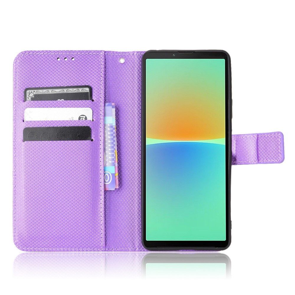 Flip Cover Sony Xperia 10 IV Anti-fald Læder Cover Lucinda Flap Kortholder