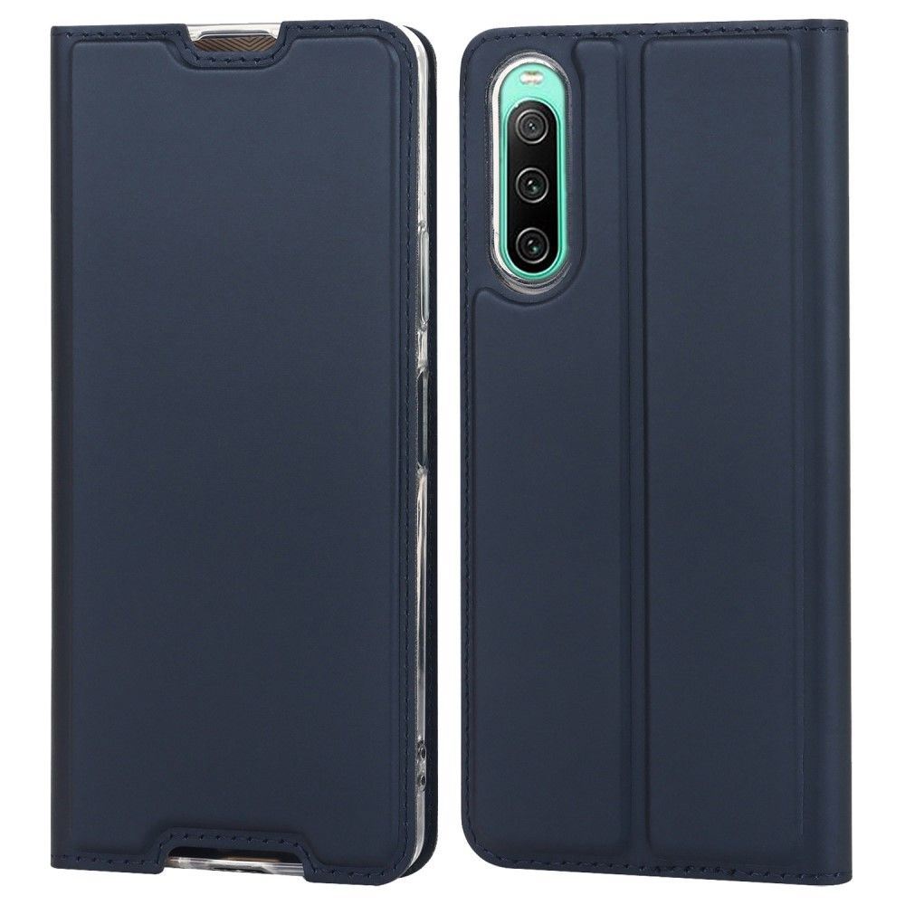 Flip Cover Sony Xperia 10 IV Anti-fald Minimalistisk Virksomhed I Kunstlæder