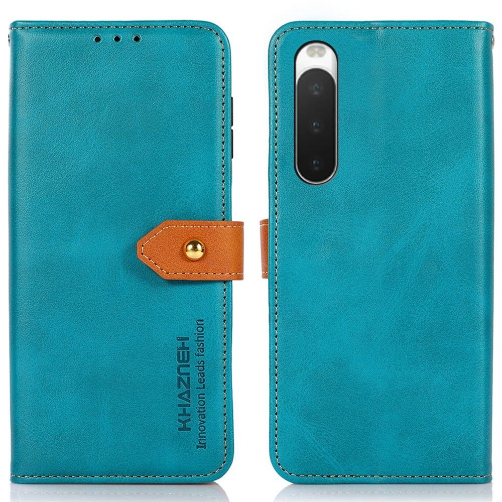 Flip Cover Sony Xperia 10 IV Khazneh Bicolor Imiteret Læder