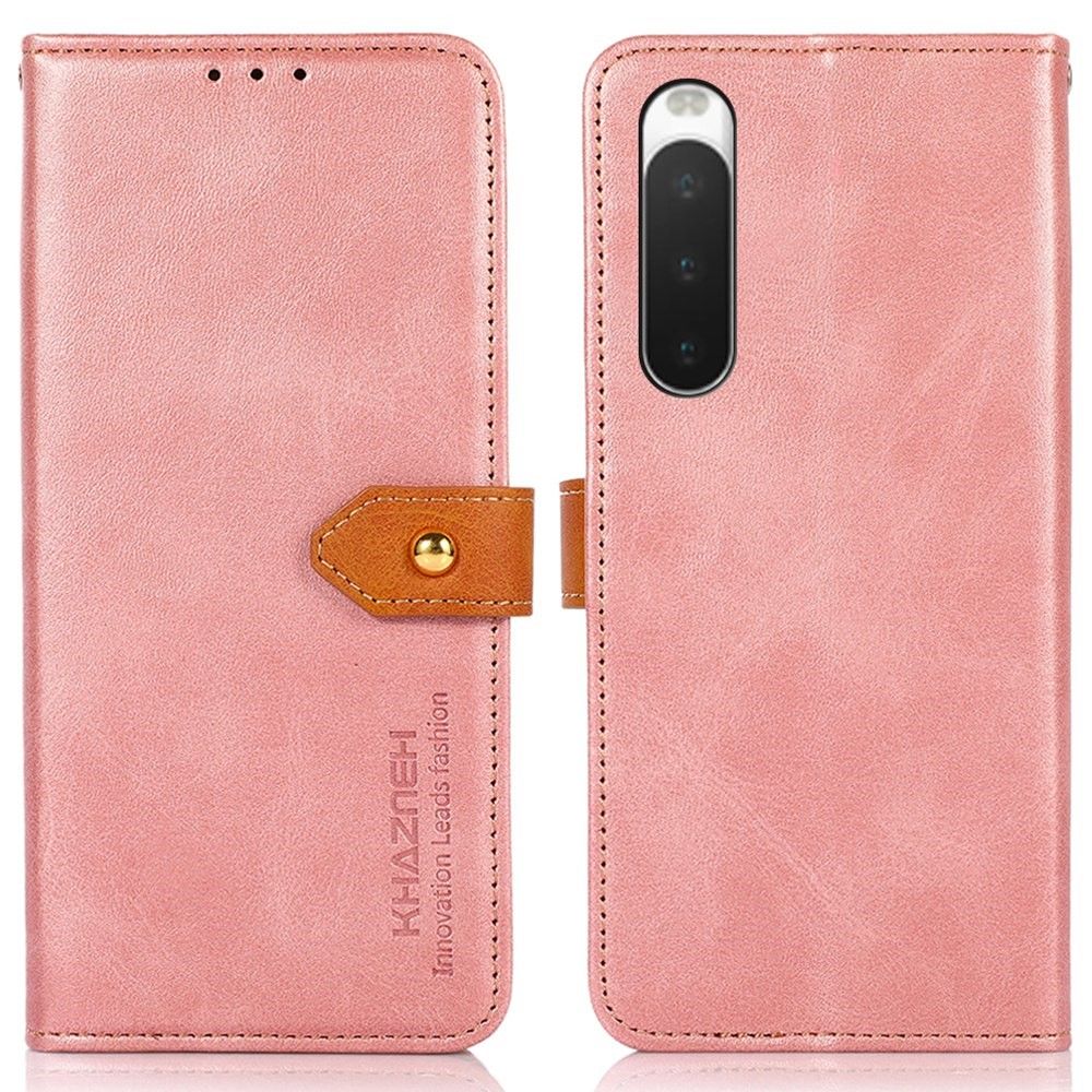 Flip Cover Sony Xperia 10 IV Khazneh Bicolor Imiteret Læder