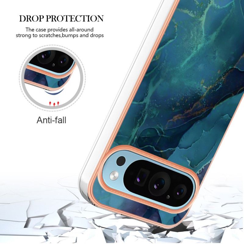 Cover Google Pixel 9 Pro Marmor Decor Support Ring