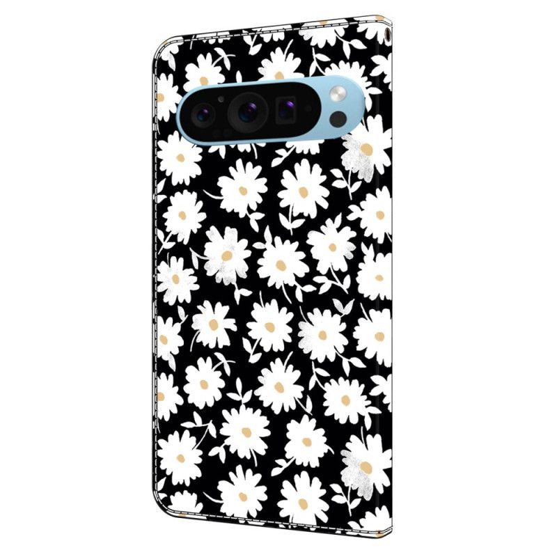 Flip Cover Google Pixel 9 Pro Blomster