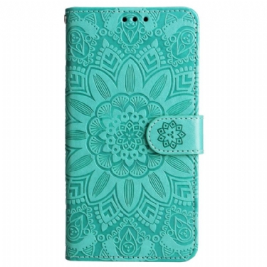 Flip Cover Samsung Galaxy M55 5g Mandala Med Snor