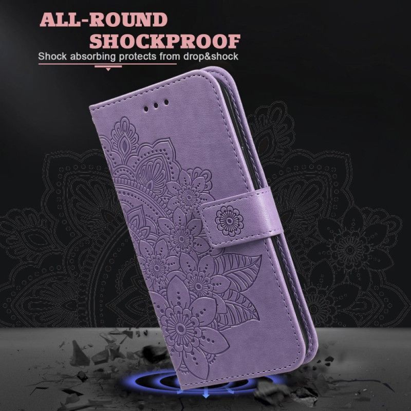 Flip Cover Samsung Galaxy M55 5g Mandala Print Med Rem