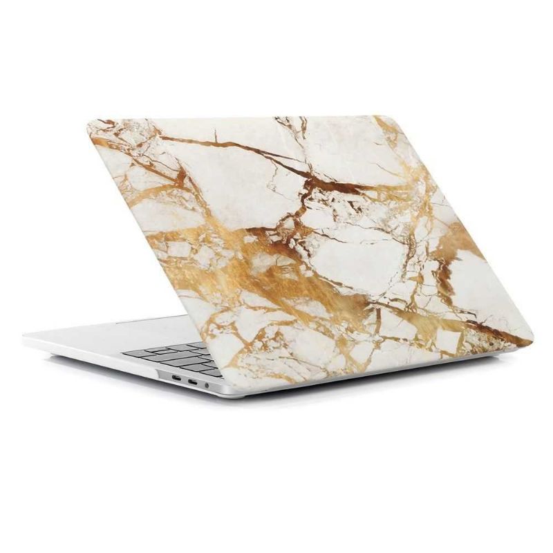 Macbook Pro 15 Taske / Marble Touch Bar - Guld