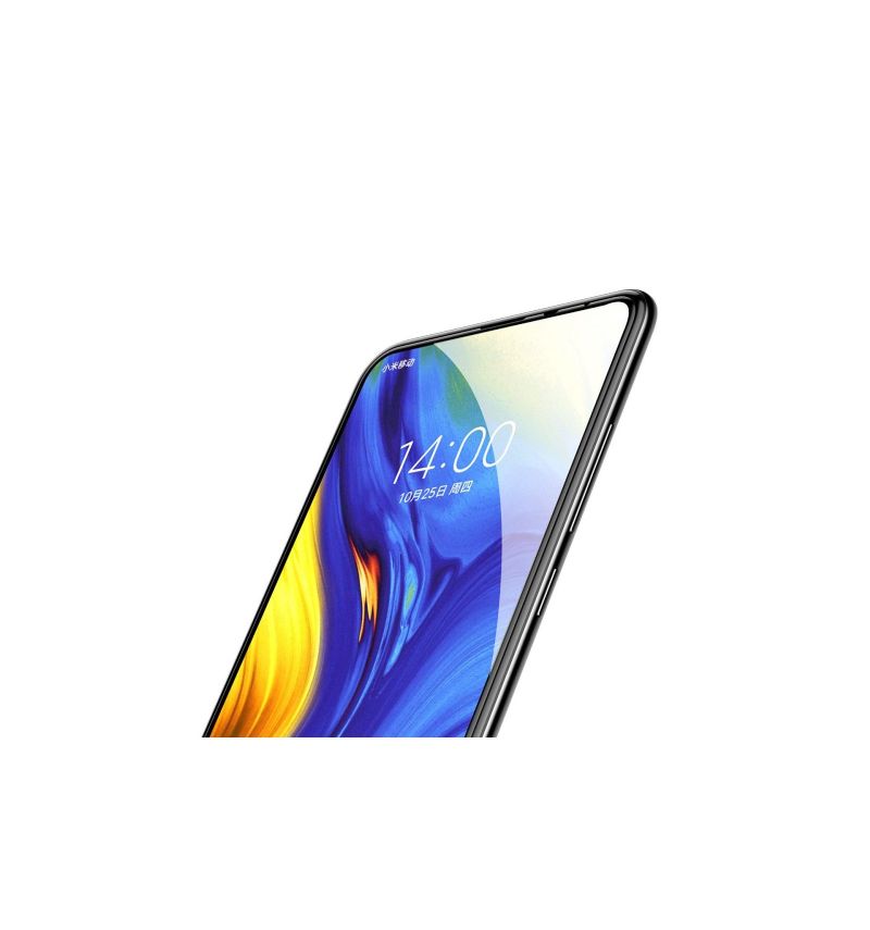 Xiaomi Mi Mix 3 - Fuld Størrelse Hærdet Glas Skærmbeskytter - Sort