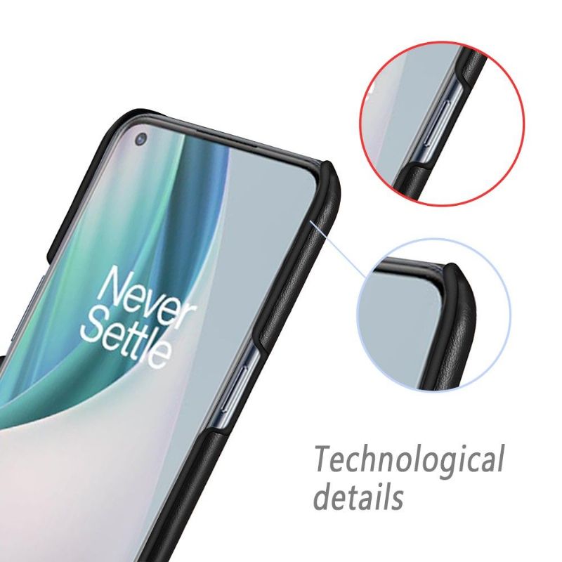 Cover OnePlus Nord N10 Hemming Ksq Lædereffekt