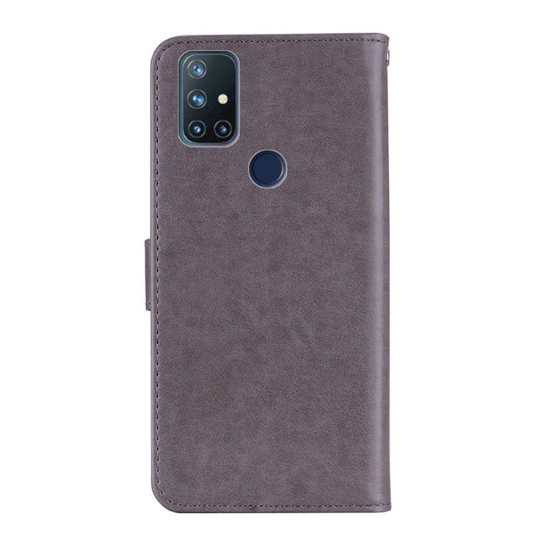 Flip Cover OnePlus Nord N10 Hemming Præget Ugle