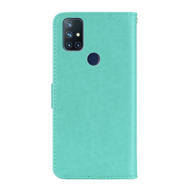 Flip Cover OnePlus Nord N10 Hemming Præget Ugle