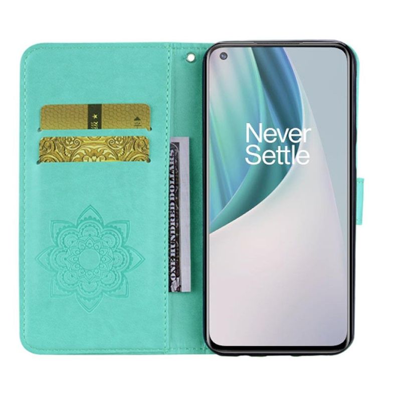 Flip Cover OnePlus Nord N10 Hemming Præget Ugle