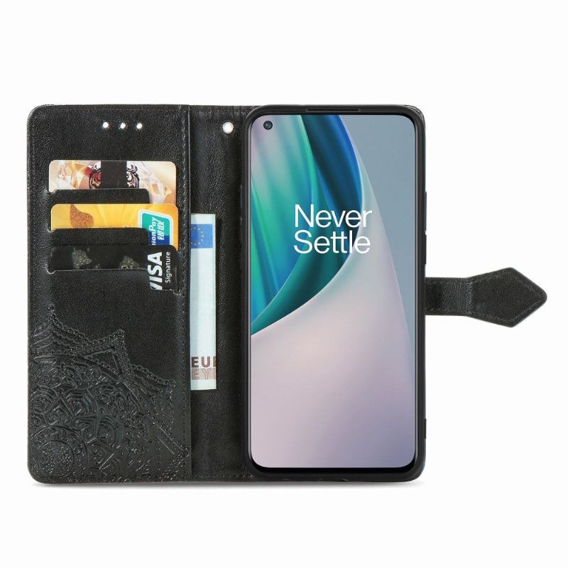 Flip Cover OnePlus Nord N10 Mandala Relief I Kunstlæder