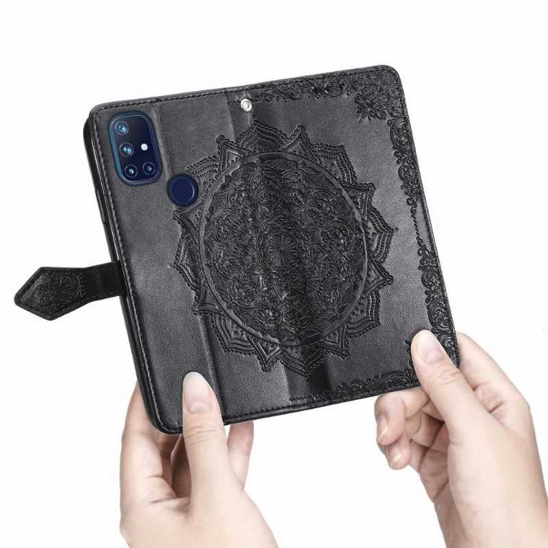 Flip Cover OnePlus Nord N10 Mandala Relief I Kunstlæder