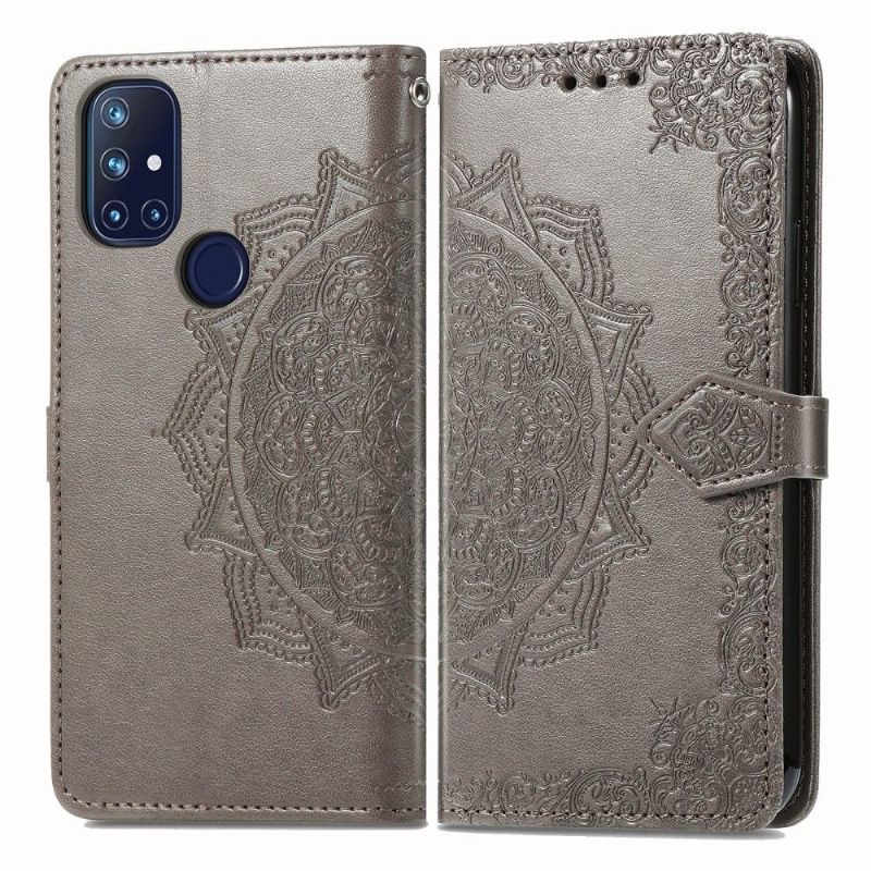 Flip Cover OnePlus Nord N10 Mandala Relief I Kunstlæder