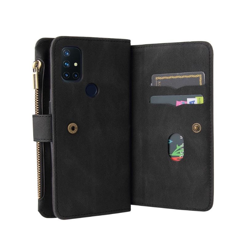 Flip Cover OnePlus Nord N10 Punge Etui Med Snor