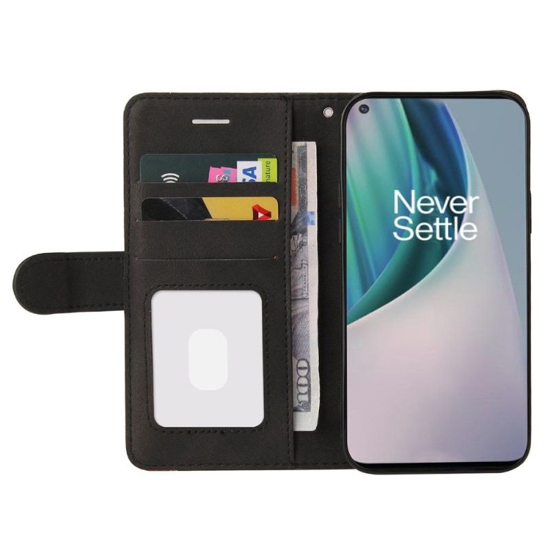 Flip Cover OnePlus Nord N10 Tofarvet Kunstnerisk