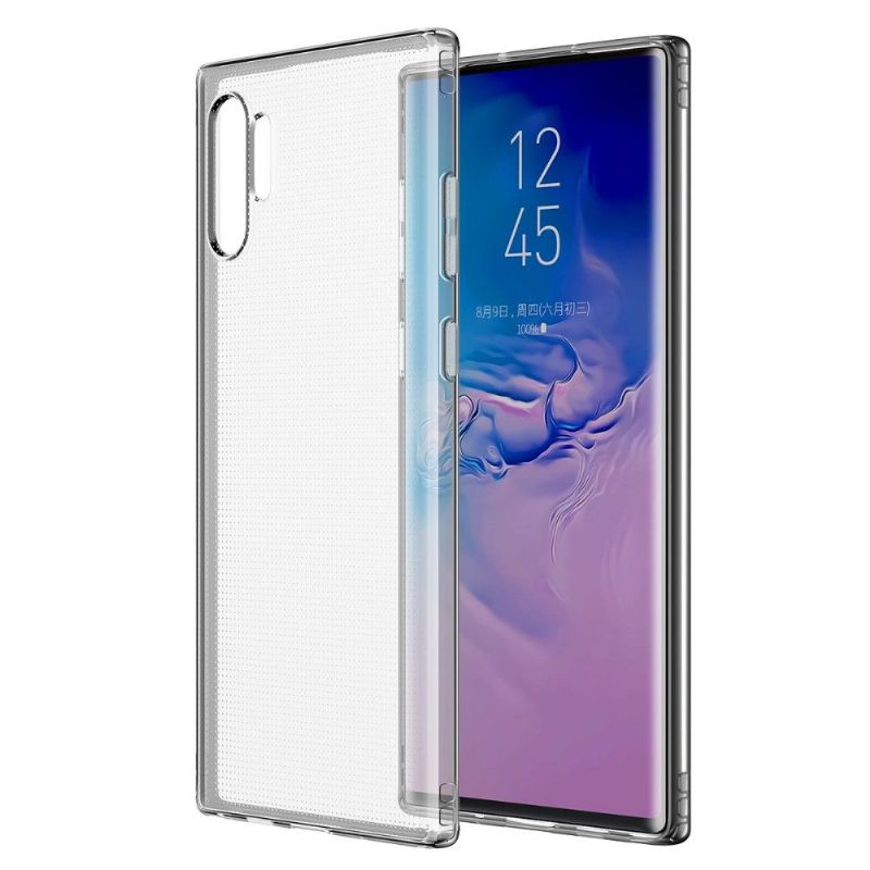 Cover Samsung Galaxy Note 10+ / Note 10+ 5G Enkelt Transparent