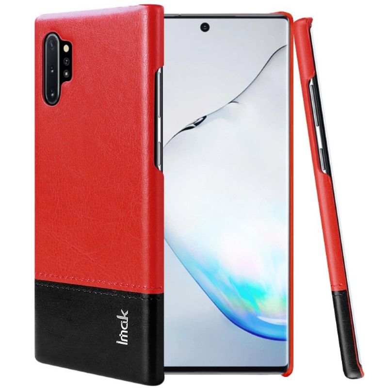 Cover Samsung Galaxy Note 10+ / Note 10+ 5G Imak Bicolor Imiteret Læder