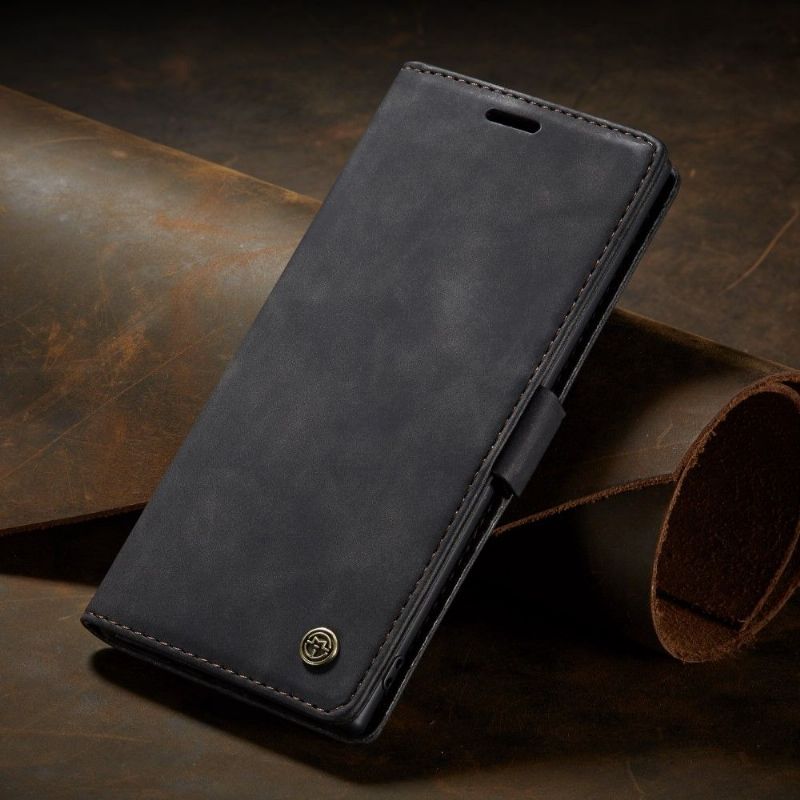 Flip Cover Samsung Galaxy Note 10+ / Note 10+ 5G Anti-fald Imiteret Læder Golias