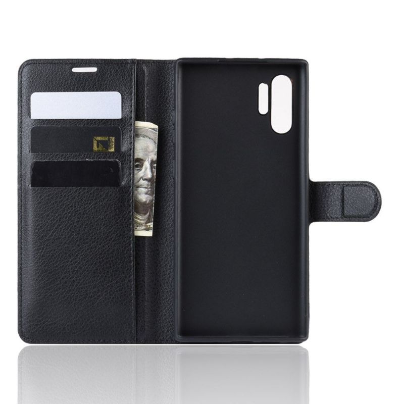 Flip Cover Samsung Galaxy Note 10+ / Note 10+ 5G Anti-fald Punge Etui Læderstil