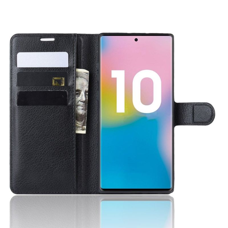 Flip Cover Samsung Galaxy Note 10+ / Note 10+ 5G Anti-fald Punge Etui Læderstil