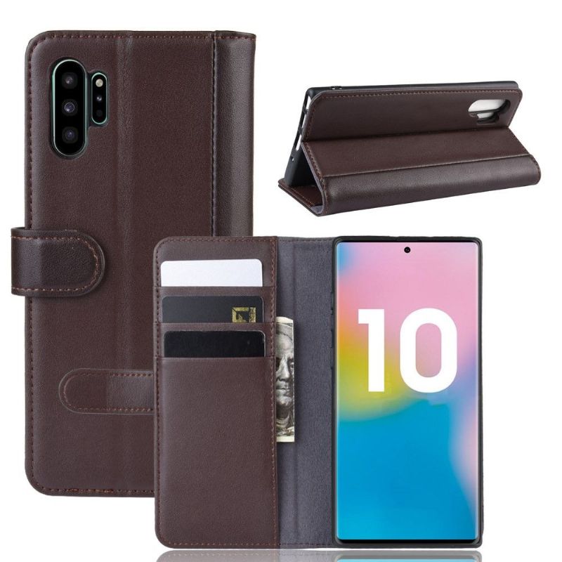 Flip Cover Samsung Galaxy Note 10+ / Note 10+ 5G Premium Læder