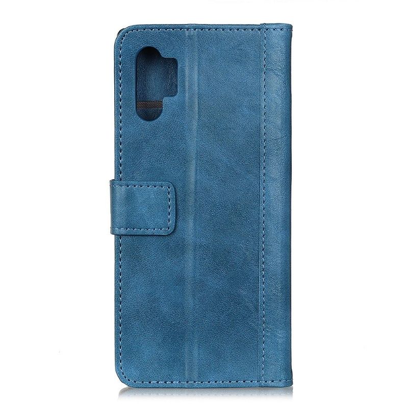 Læder Cover Samsung Galaxy Note 10+ / Note 10+ 5G Original Premium Læder Med Nitter