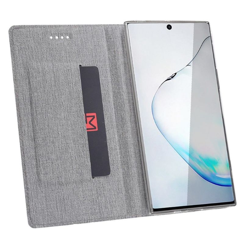 Læder Cover Samsung Galaxy Note 10+ / Note 10+ 5G Original Seler Med Støttefunktion