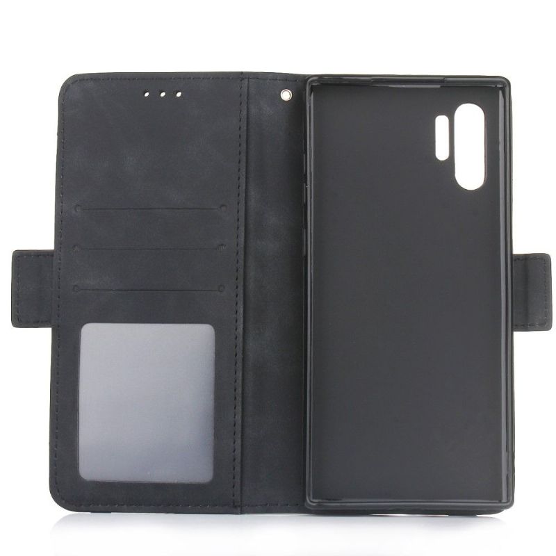 Læder Cover Samsung Galaxy Note 10+ / Note 10+ 5G Premium Med Kortholder