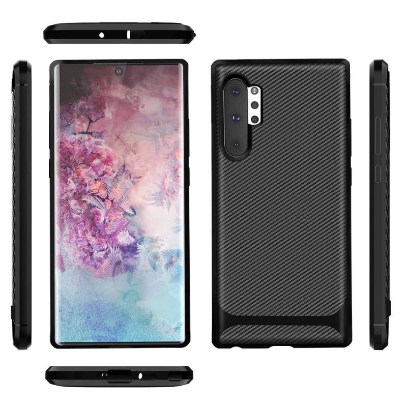 Mobilcover Samsung Galaxy Note 10+ / Note 10+ 5G Original Carbon Case - Sort