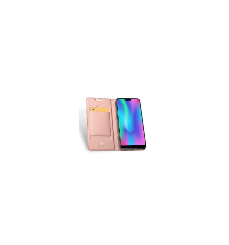 Flip Cover Honor 10 Business Imiteret Læder