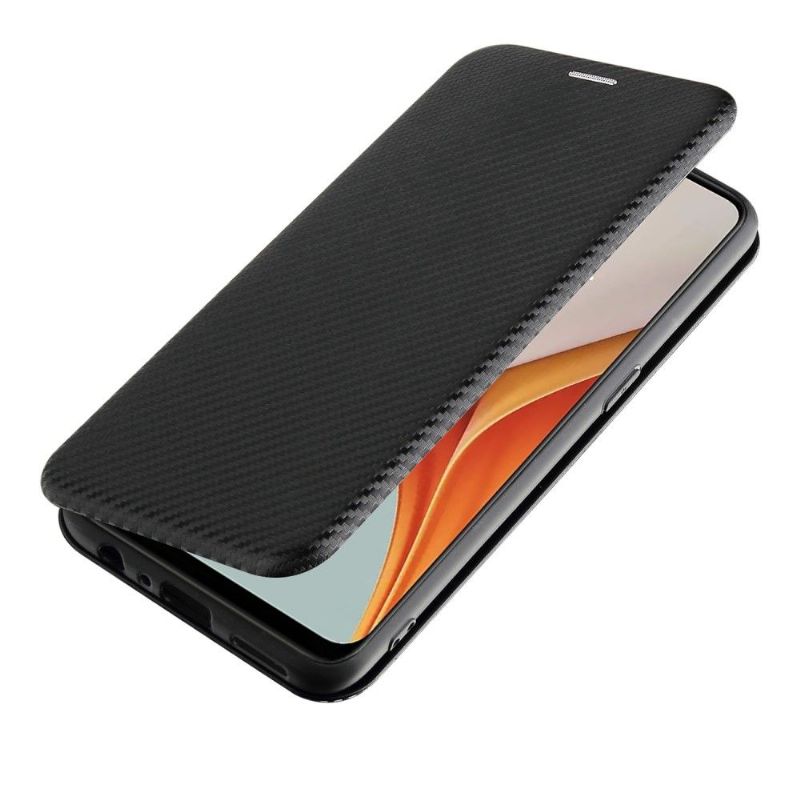 Flip Cover OnePlus Nord N100 Carbon Fiber Style Kunstlæder