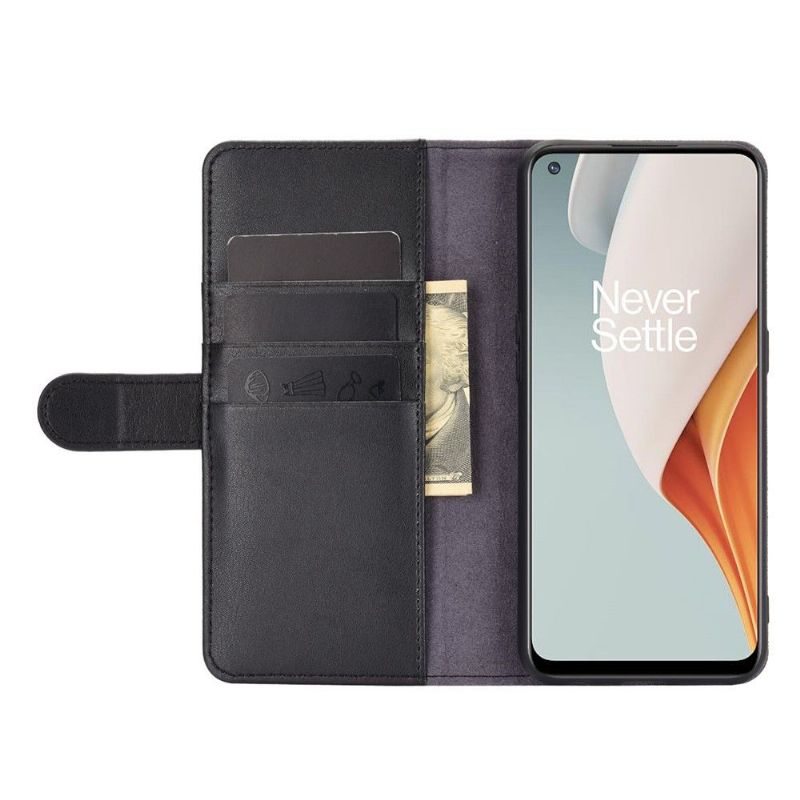 Flip Cover OnePlus Nord N100 Hemming Premium Læder