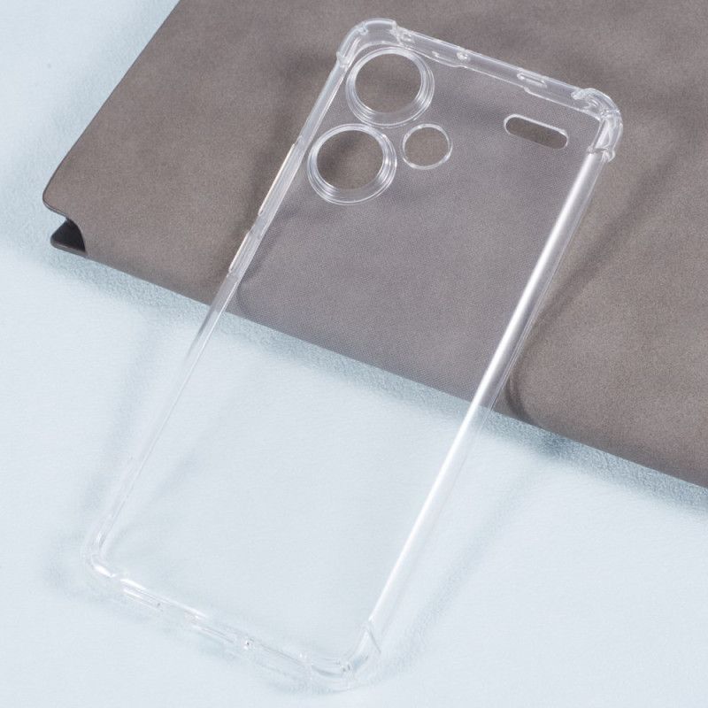 Cover Xiaomi Redmi Note 13 Pro Plus 5g Transparent Med Forstærkede Hjørner