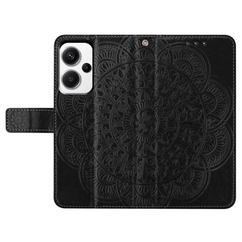 Flip Cover Til Xiaomi Redmi Note 13 Pro Plus 5g Mandala Print Med Rem